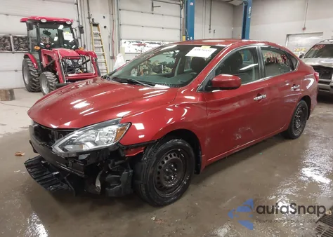 2016 Nissan Sentra Sv from USA, damaged, VIN 3N1AB7AP2GY223548